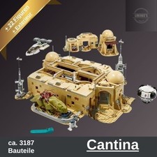 Klemmbausteine MOC / Star Wars / Cantina /ca. 3187 Teile  inclusive 22 Figuren