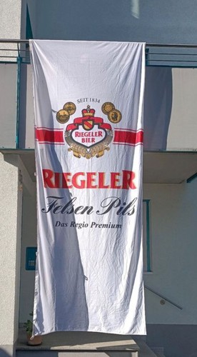 Riegeler bier werbebanner - riegeler,