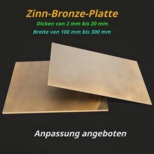 Tin Bronze Blech Platte