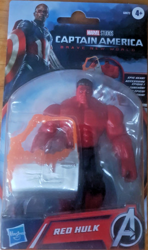Hasbro marvel red hulk zoll - red,