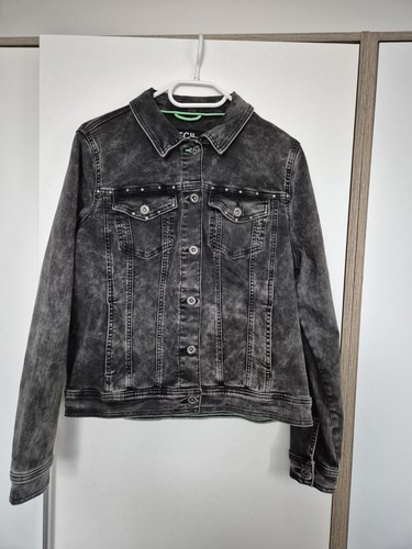Jeansjacke mit nieten - jeansjacke,