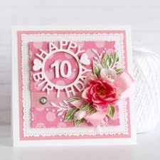 Happy Birthday Metall Cutting