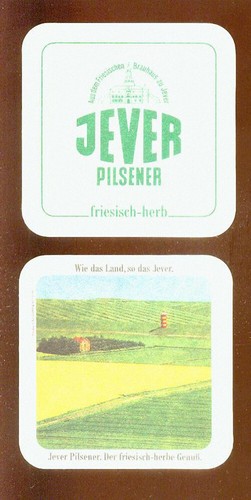 Bierdeckel jever pilsener - jever,