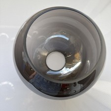 Lampenschirm E27 Ersatzglas Schwarzrauch Lampenglas  Glas H 130mm Ø150mm L 45mm