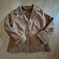 echte Lammfell-Lederjacke, Gr