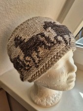 Stirnband Damen,Teens,100%Wolle,Pferdemotiv