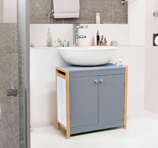 waschbeckenunterschrank grau, 60 cm breit