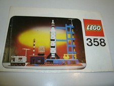 Lego Legoland - Alte Weltraum Bauanleitung 358 Rocket Base von 1973 (33)