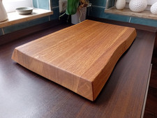Schneidebrett Eiche mit Baumkante 51x31x4cm Hackblock 