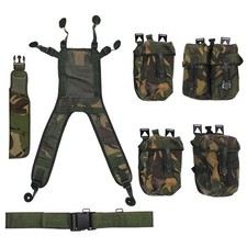 Britische Einsatzweste Kampfmittelweste Tactical Weste Chest Rig DPM Tarn 7tlg.