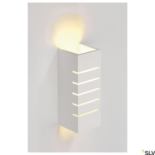 Weiß gipslampe moderne - weiß,
