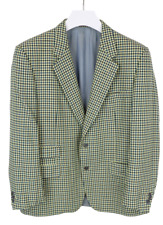 TRUSSARDI ACTION Blazer Herren (EU) 52 Einreihig Mit Kerbkragen Woll-Karo