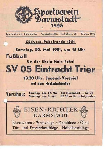Fussball programmheft 50 - fussball-programmheft,
