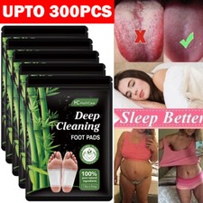 300 Stück Entgiftungspflaster Fusspflaster Detox Pflaster Bambus Foot Patch Pads