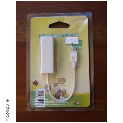 Miniusb adapter ethernet - zu,