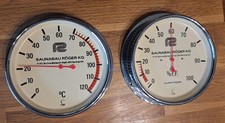 Sauna Thermometer und 1 Hygrometer der Firma Lufft Saunabau Röger KG 