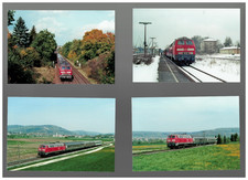 1024 - Foto`s Baureihe 218 aus Nachlass - 4 Stk.