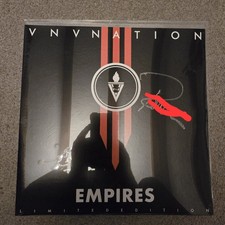 VNV Nation Empires LP Clear, Sealed Signed By Ronan