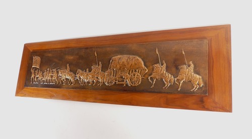 Wandbild kupfer relief - wandbild,