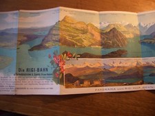  Vitznau - RIGI - Bahn/FAHRPLAN - HORAIRE - TIME TABLE Saison 1914 LUZERN