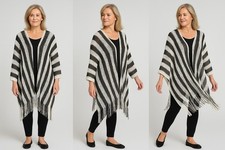 Poncho Bluse Shirt Jacke