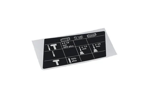 Bosch hinweisschild 1611110w68 - hinweisschild,