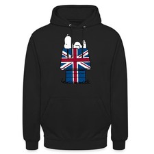 Peanuts Snoopy UK Flagge Unisex Hoodie