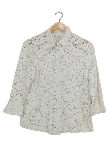 Nadine bluse spitze weiß - nadine, h