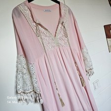  Kleid mit Spitze,rosa, Gr.XXL  NEU