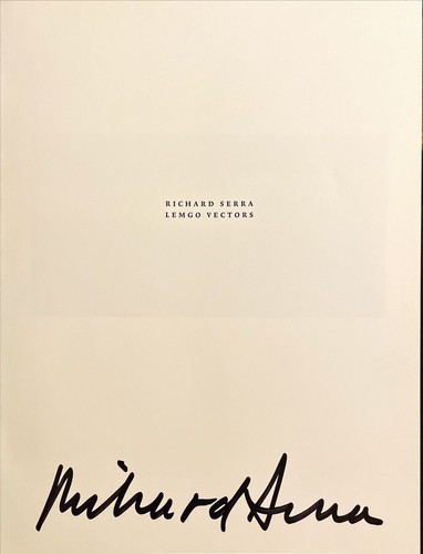 Richard serra signiert lemgo - serra,