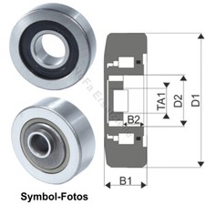 Mastrolle, Mastlager für