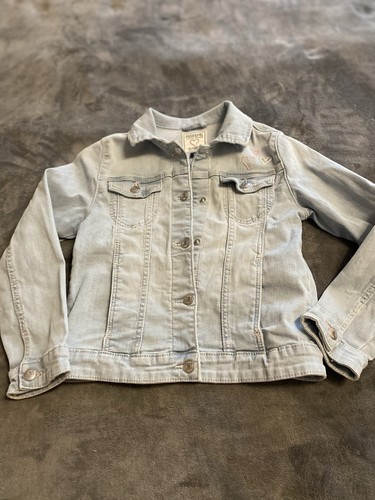 Kinder jeansjacke 128 - kinder-jeansjacke,