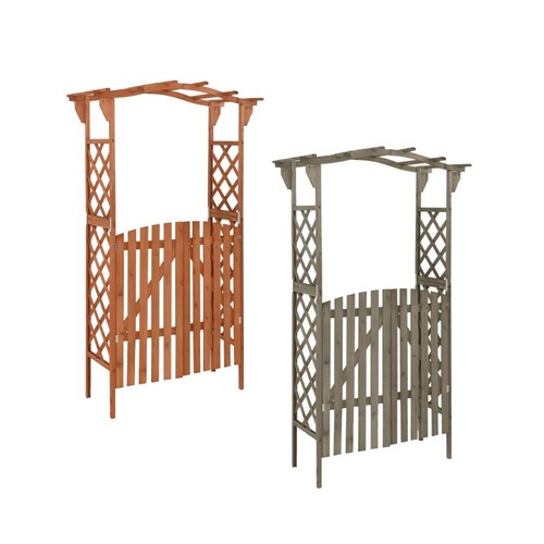 Tanne pergola mit tor - tanne,