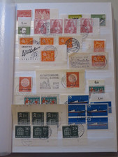 Briefmarken Bundesrepublik Spezialsammlung - Randstücke, FN, Mehrfachstücke