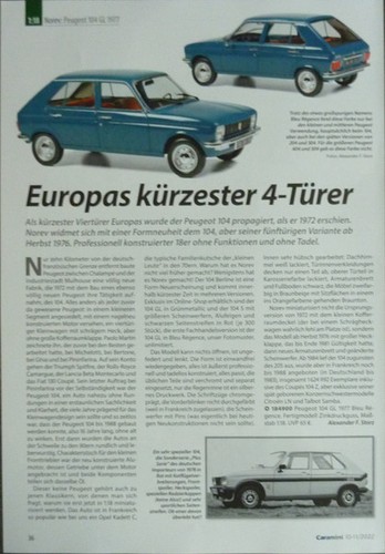 Peugeot 104 1977 - gl, 1-18