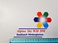 STICKER ALPINE SKI WM 1991