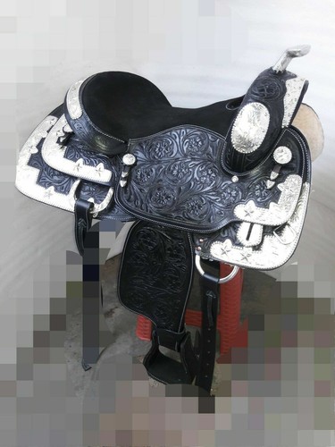 Western leder show sattel - western,