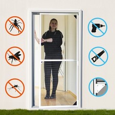 Insektenschutz Teleskop Tür Balkon Terrasse Alu Rahmen Mücken Fliegenschutz