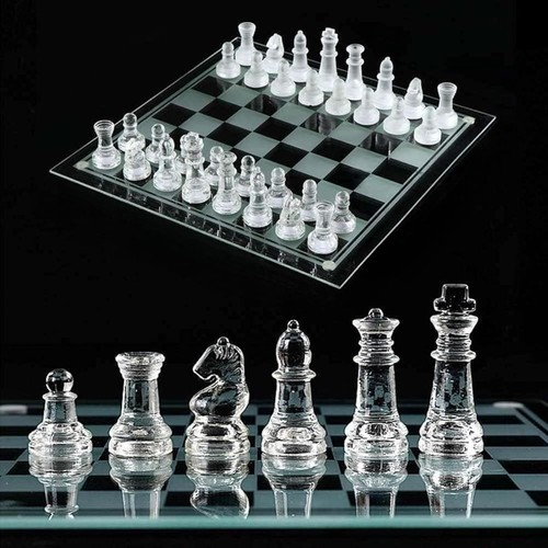 Schach schachbrett glas - schach,