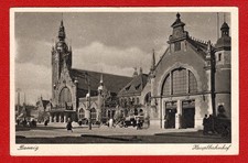 Alte AK Danzig Hauptbahnhof