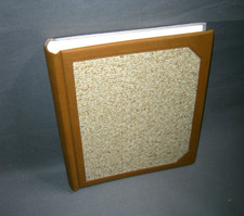 Grosses Fotoalbum, Sky-Leder, braun, vintage 80er Jahre für 3+2 Fotos 9x13