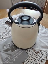 Retro Wasserkocher Farbe creme / beige 1,7 Liter  Medion  NEU