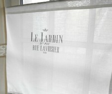 Gardine SHABBY *Le Jardin Paris* Scheibengardine weiß LANDHAUS Impression