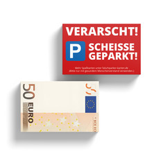 50 Euro Falschparker-Karten