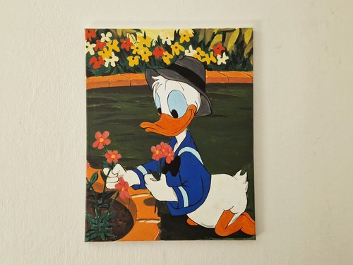 Gemälde original donald mit - original,
