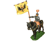 Elastolin Bannerträger auf