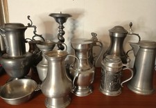 Antik / Vintage Zinn-Sammlung