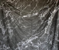 Fotohintergrund Kate Backdrop - Marmor - Schwarz-Weiß - ca 2,50x2,50m