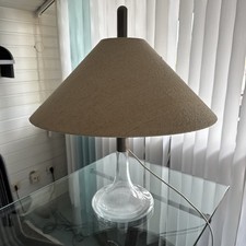 Ingo Maurer Vintage Glaslampe 60er 70er Jahre Design Tischleuchte Glas Klar +++