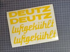 Aufkleber SET " DEUTZ